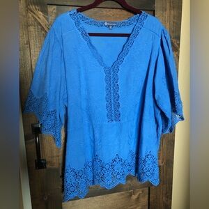 Woven tunic top by Democracy